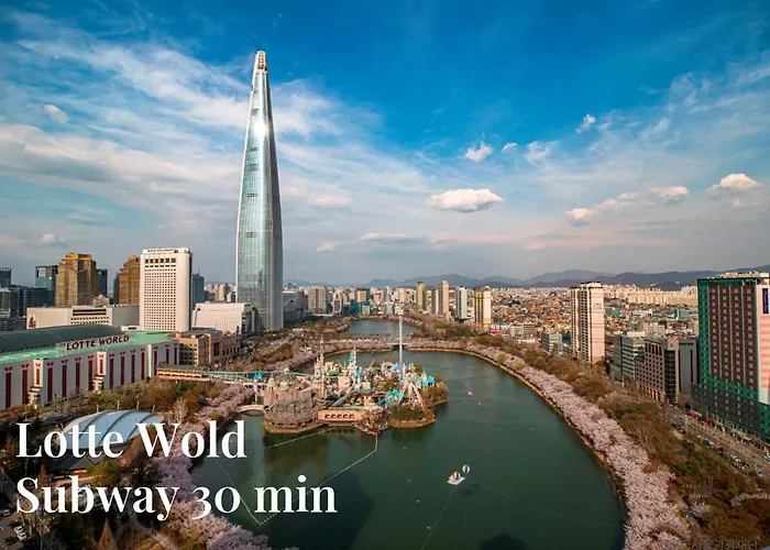 Gangnam Hongdae 3 Queen Beds Free Dryer ソウル特別市