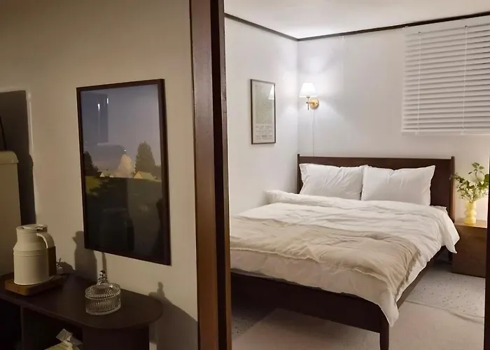 アパート Gangnam Hongdae 3 Queen Beds Free Dryer *